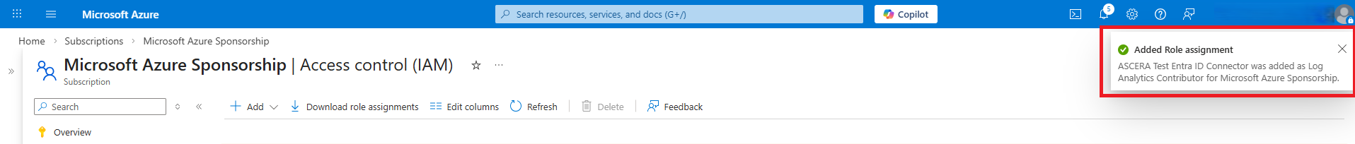 Validate the Success Dialog